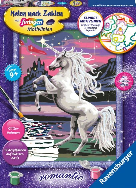 Bild von Ravensburger 28563 Malen nach Zahlen: Magisches Einhorn