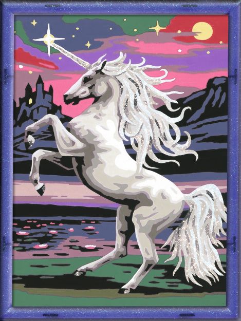 Bild von Ravensburger 28563 Malen nach Zahlen: Magisches Einhorn