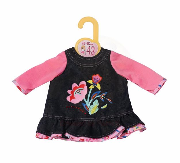 Bild von Zapf 871010 Dolly Moda Jeans Kleid 43cm