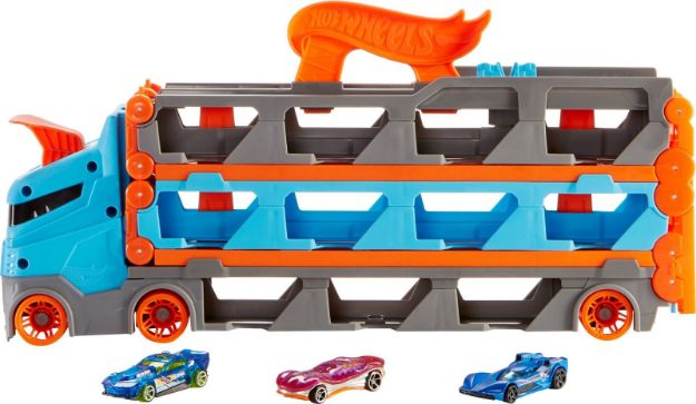 Bild von Mattel GVG37 Hot Wheels 2-in-1 Rennbahn Transporter