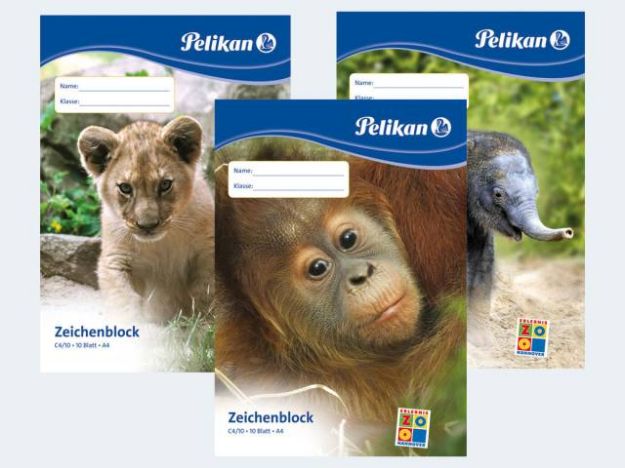 Bild von Zeichenblock A4/10 100g - Eine Verkaufseinheit = 20 Stück - 224816