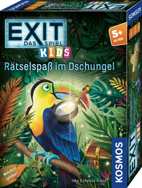 Bild von Kosmos EXIT® - Das Spiel Kids: Rätselspaß im Dschungel - 683375