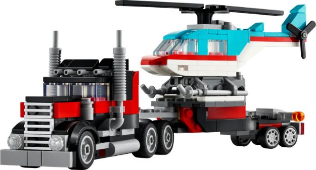 Bild von LEGO® Creator - 31146 Tieflader mit Hubschrauber