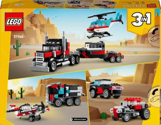 Bild von LEGO® Creator - 31146 Tieflader mit Hubschrauber