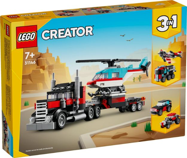 Bild von LEGO® Creator - 31146 Tieflader mit Hubschrauber