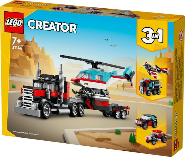 Bild von LEGO® Creator - 31146 Tieflader mit Hubschrauber