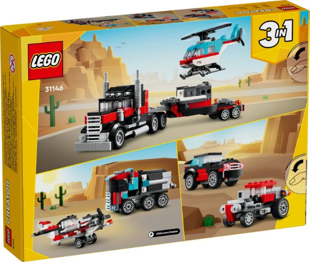 Bild von LEGO® Creator - 31146 Tieflader mit Hubschrauber