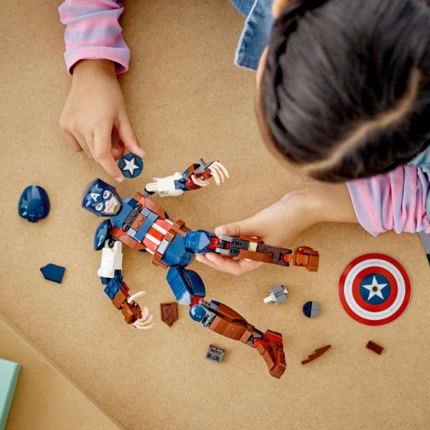 Bild von LEGO® Marvel Super Heroes™ - Captain America Baufigur