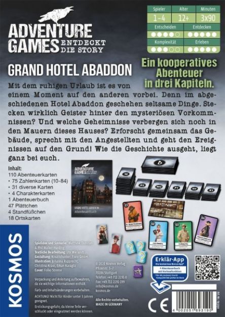 Bild von Kosmos Adventure Games - Grand Hotel Abaddon - 693190