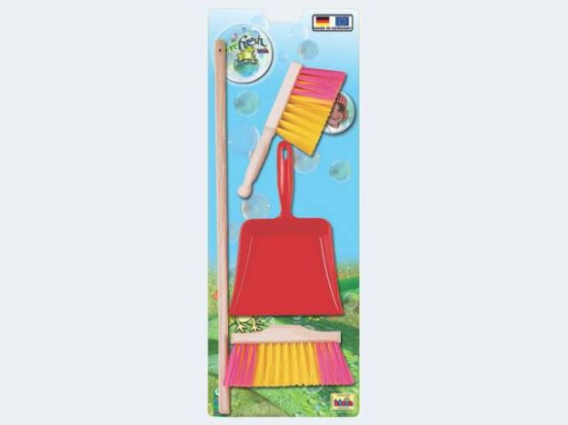 Bild von Besengarn 60cm 3-tlg HolzBlk - 6109