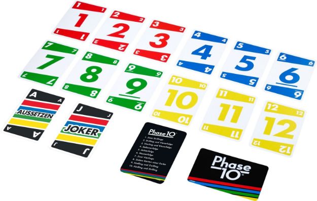 Bild von Mattel FPW38 Phase 10 Kartenspiel