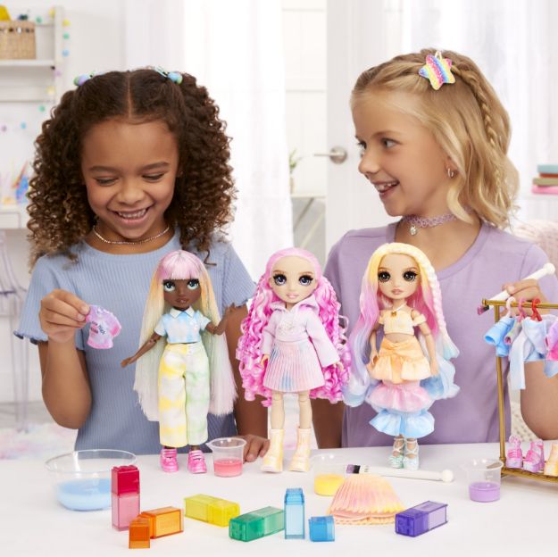 Bild von Rainbow High WaterColor + Create Puppe purple