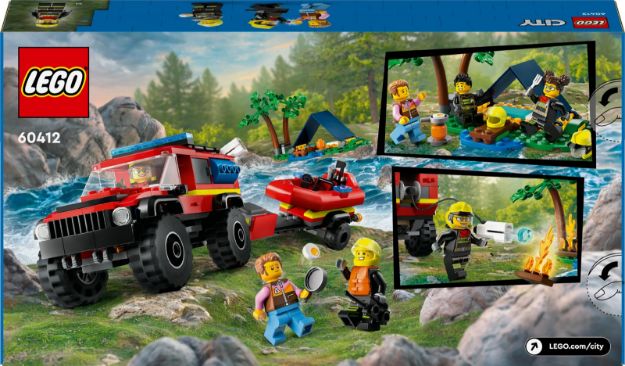 Bild von LEGO® City - 60412 Feuerwehrgeländewagen mit Rettungsboot