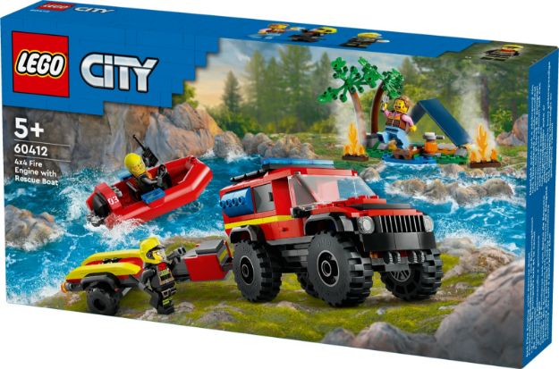 Bild von LEGO® City - 60412 Feuerwehrgeländewagen mit Rettungsboot