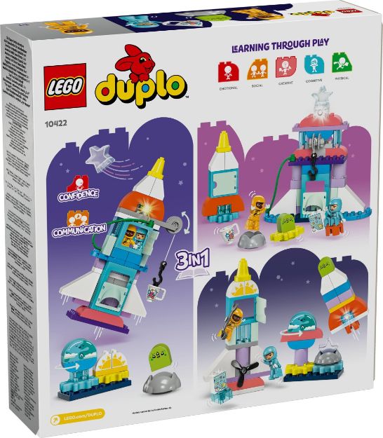 Bild von LEGO® DUPLO® - 10422 3-in-1-Spaceshuttle für viele Abenteuer