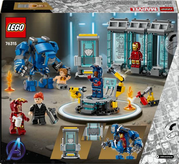 Bild von LEGO® Marvel Super Heroes™ - 76315 Iron Mans Labor: Halle der Rüstungen
