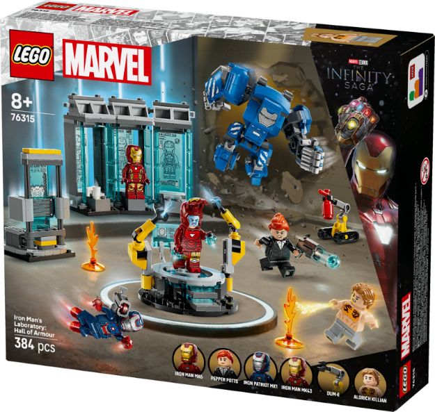 Bild von LEGO® Marvel Super Heroes™ - 76315 Iron Mans Labor: Halle der Rüstungen
