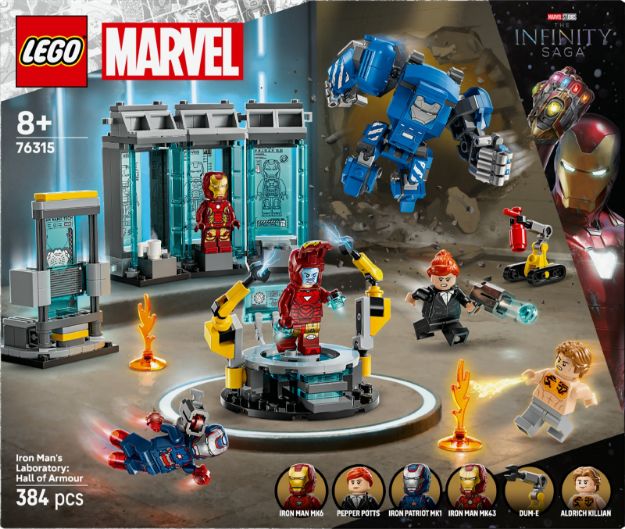 Bild von LEGO® Marvel Super Heroes™ - 76315 Iron Mans Labor: Halle der Rüstungen