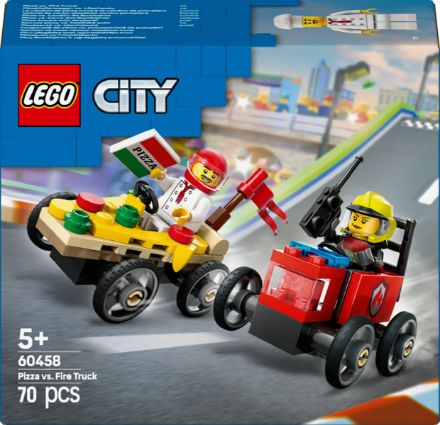 Zeige Details für LEGO® City - 60458 Pizzalieferwagen vs. Löschauto Bild von LEGO® City - 60458 Pizzalieferwagen vs. Löschauto