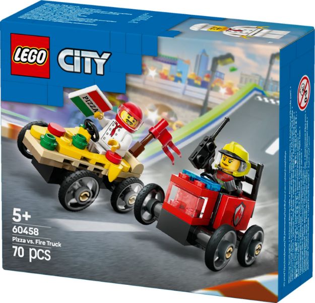 Bild von LEGO® City - 60458 Pizzalieferwagen vs. Löschauto