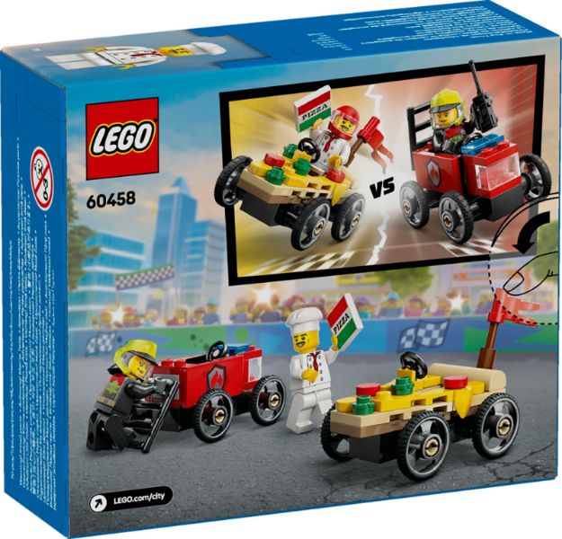 Bild von LEGO® City - 60458 Pizzalieferwagen vs. Löschauto