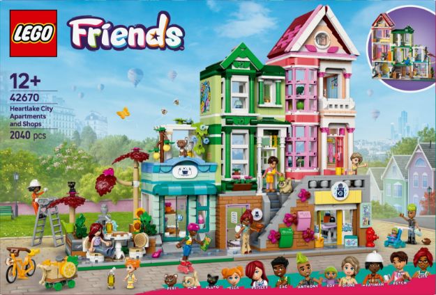 Bild von LEGO® Friends - 42670 Heartlake City Wohn- und Einkaufsstraße