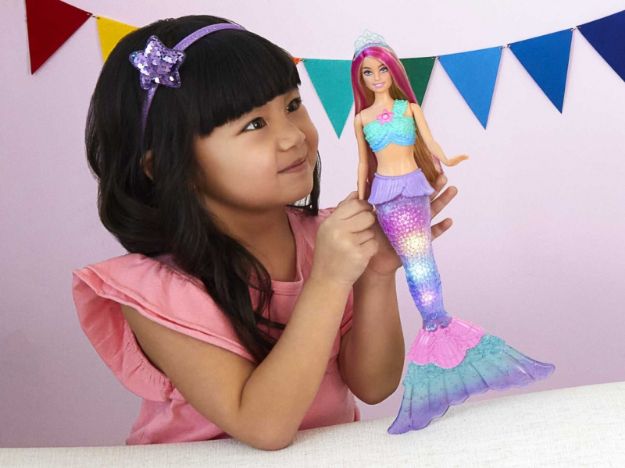 Bild von Barbie Malibu Zauberlicht Meerjungfrau Puppe - HDJ36