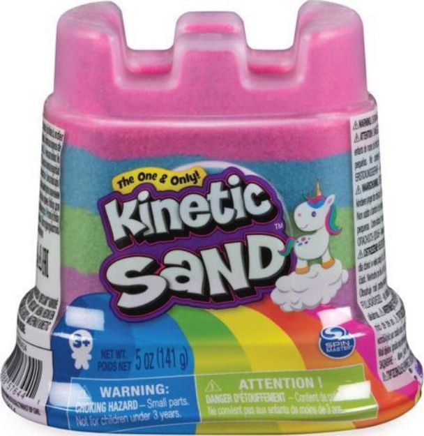Bild von Spin Master Kinetic Sand Rainbow Unicorn Castle (141g) - 36704