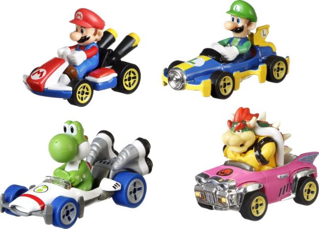 Bild von Mattel GBG25 Hot Wheels Mario Kart Replica 1:64 Die-Cast sortiert