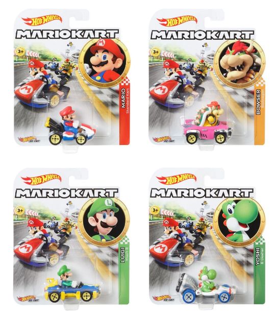 Bild von Mattel GBG25 Hot Wheels Mario Kart Replica 1:64 Die-Cast sortiert