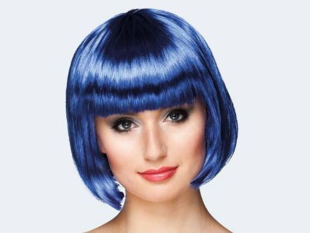 Zeige Details für Perücke Bob Cabaret blau - 85896 Bild von Perücke Bob Cabaret blau - 85896