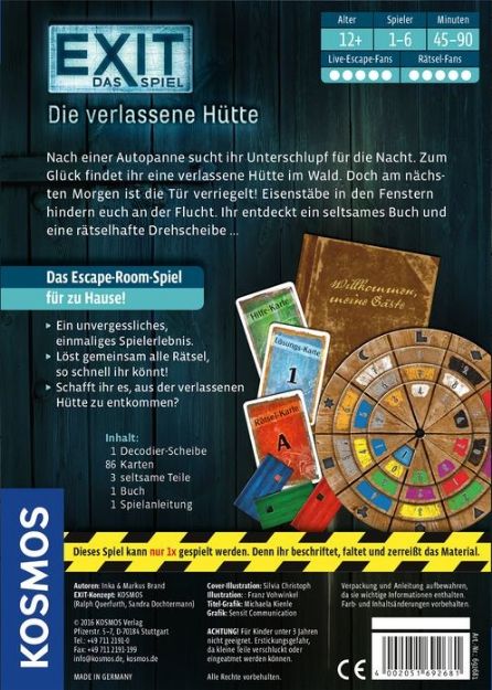 Bild von Kosmos EXIT - Das Spiel / Die verlassene Hütte - 692681