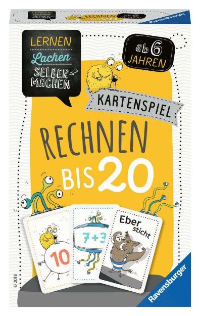 Bild von Ravensburger 80349 Lernen Lachen Selbermachen: Kartenspiel Rechnen bis 20
