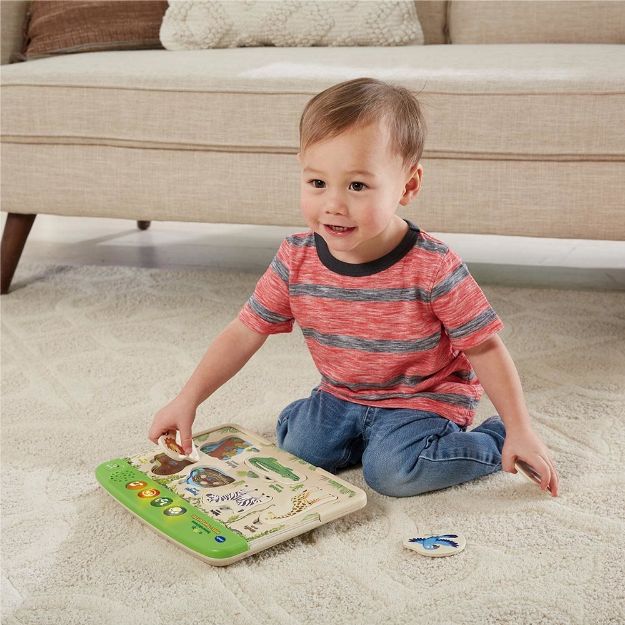 Bild von Vtech 80-613644 Interaktives Holz-Tierpuzzle