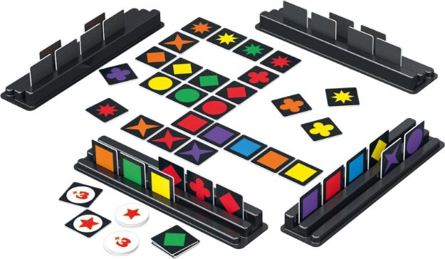 Bild von Schmidt Spiele Qwirkle Bring-mich-Mit-Spiel in der Metalldose - 51410