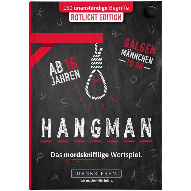 Bild von HANGMAN - ROTLICHT EDITION "Galgenmännchen TO GO" - HM2009