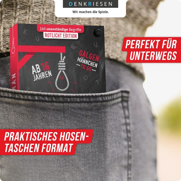Bild von HANGMAN - ROTLICHT EDITION "Galgenmännchen TO GO" - HM2009