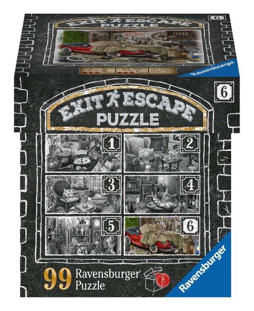 Bild von Ravensburger 16882 Puzzle EXIT Im Gutshaus Garage 99 Teile