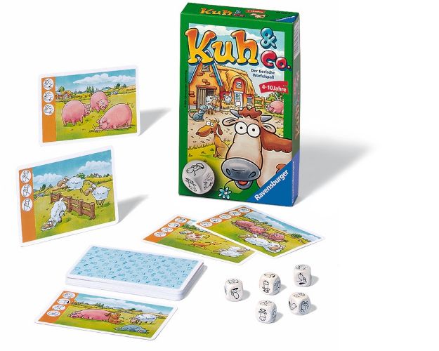 Bild von Ravensburger 23160 Kuh & Co. Mitbringspiel