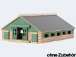 Bild von Farm Kuhstall 1:87 30x24Holzbausatz - 610492
