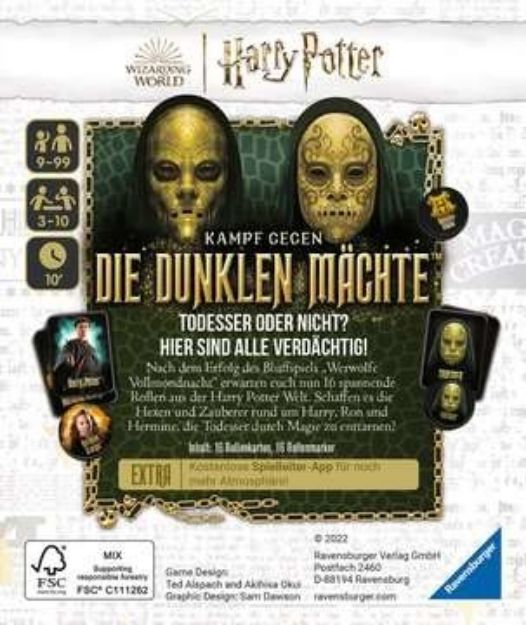 Bild von Ravensburger Familienspiel 27353 - Harry Potter - Kampf gegen die dunklen Mächte - Basierend auf Werwölfe - Gesellscha