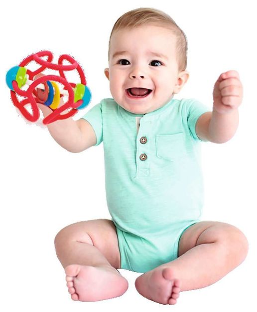 Bild von Ministeps Rasselball rot - 04151
