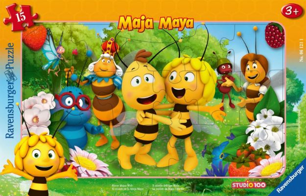 Bild von Rahmenpuzzle 15T Biene Majas Welt - 06121