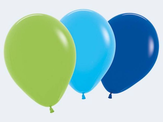 Bild von 8 Luftballon "Boys" 30cm - 12040