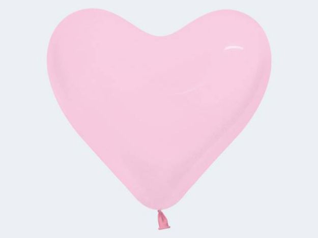 Bild von 12 Herz Luftballon pink, 25cm - 12767