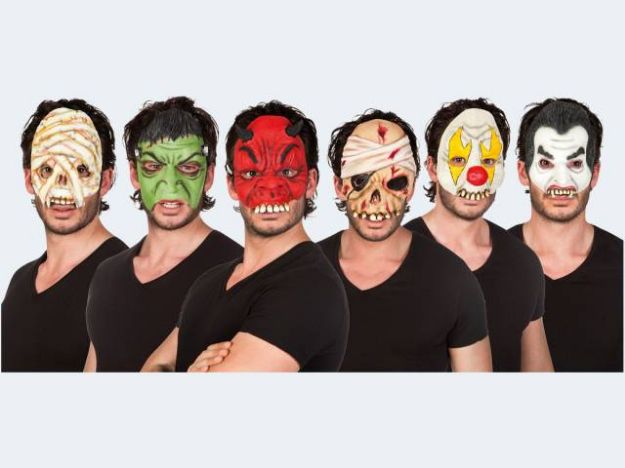 Bild von Latex Halbmaske - Ein Stück wird nach dem Zufallsprinzip zugesendet! - 97500