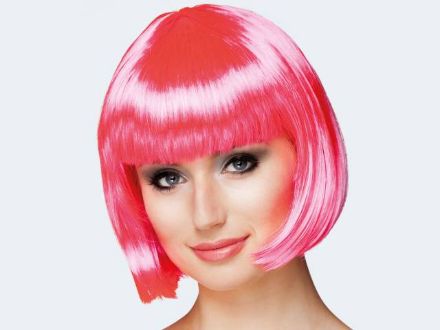 Zeige Details für Perücke Bob Cabaret pink - 85890 Bild von Perücke Bob Cabaret pink - 85890