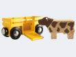 Bild von BRIO Tierwagen mit Kuh - 33406