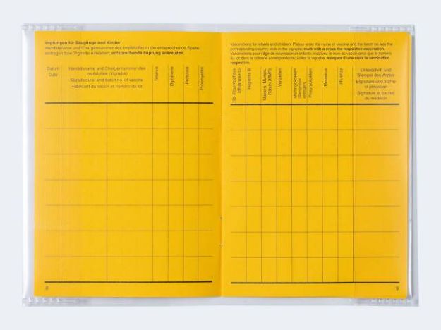 Bild von Klapphülle f neuen Impfpass - Eine Verkaufseinheit = 10 Stück - 1366