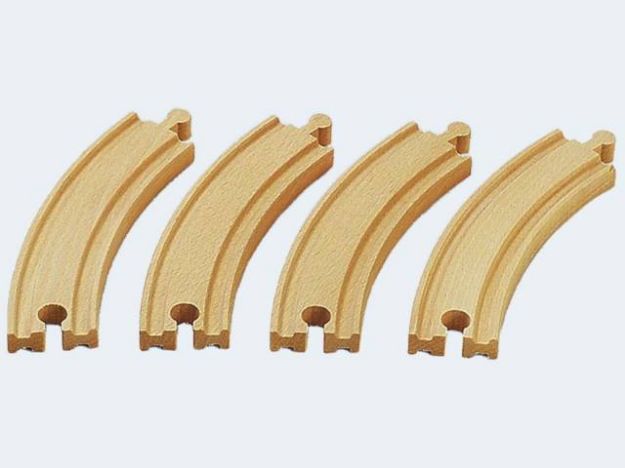 Bild von BRIO 4 Gleise gebogene 170mm - 33342